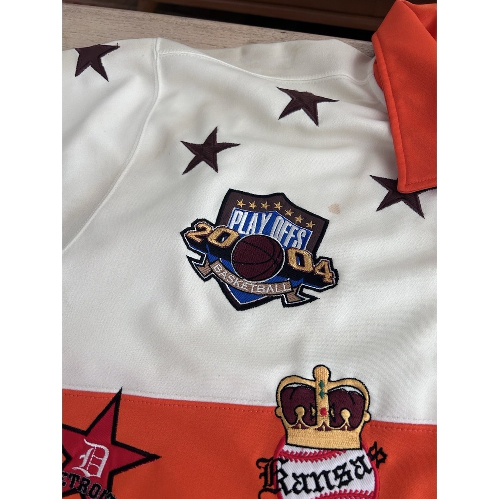 Harlem Stream Street League Shirt Mens 2XL Colorful Embroidered Logo Button - Picture 14 of 16